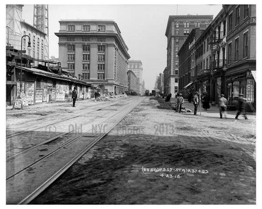 Lexington Avenue & East 48th Street - Upper East Side -  Manhattan NYC 1915 Old Vintage Photos and Images