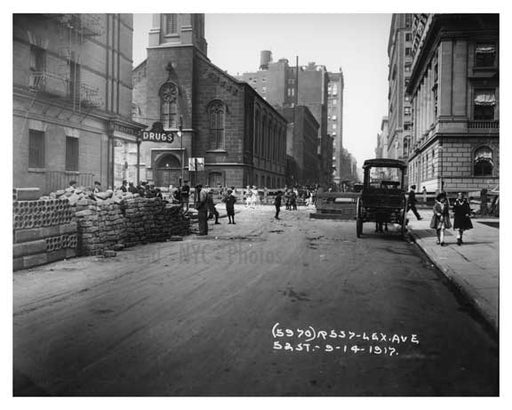 Lexington Avenue & East 52nd Street - Upper East Side -  Manhattan NYC 1915 II Old Vintage Photos and Images