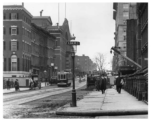 Lexington Avenue & East 64th  Street 1912 - Upper East Side Manhattan NYC A9 Old Vintage Photos and Images