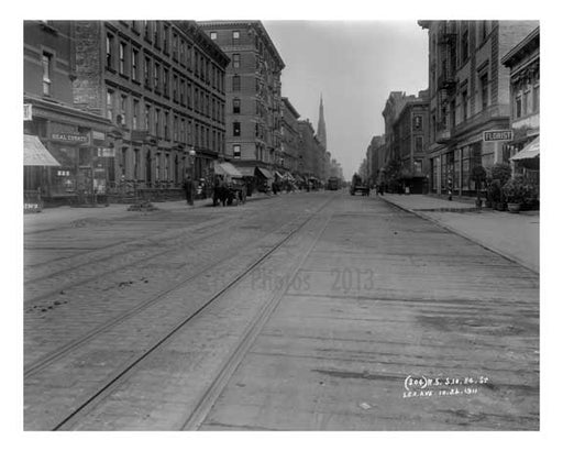 Lexington Avenue & East 84th Street 1911 - Upper East Side, Manhattan - NYC H5 Old Vintage Photos and Images