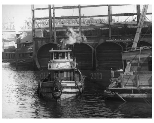 Lexington Avenue & the East River - Midtown -  Manhattan NYC 1914 D Old Vintage Photos and Images