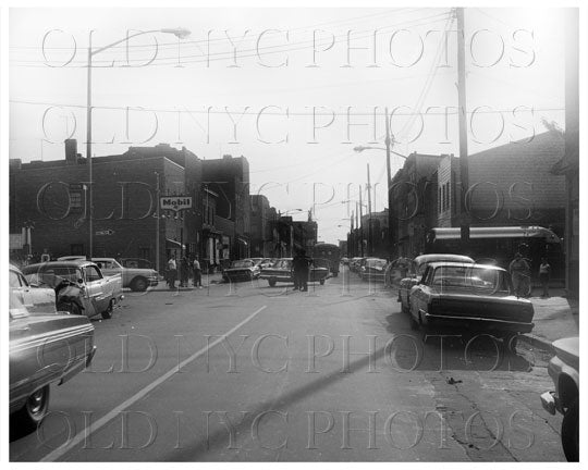Liberty Ave east toward Bradford Street East New York 1965 Old Vintage Photos and Images