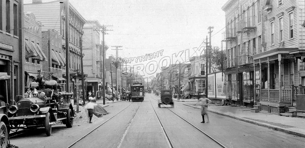 Liberty Avenue looking east from Ashford Street, 1925 Old Vintage Photos and Images