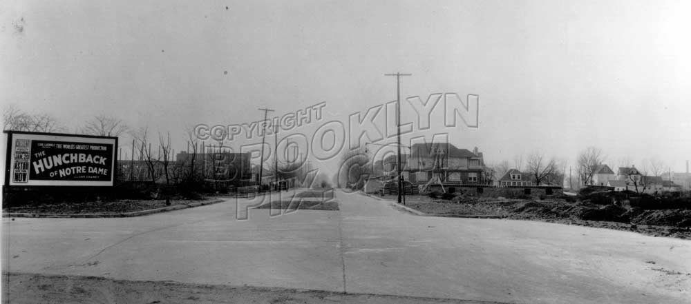 Linden Boulevard looking west at Kings Highway, 1924 Old Vintage Photos and Images