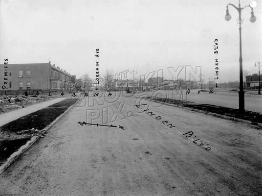Linden Boulevard looking west to Alabama Avenue, 1934 Old Vintage Photos and Images