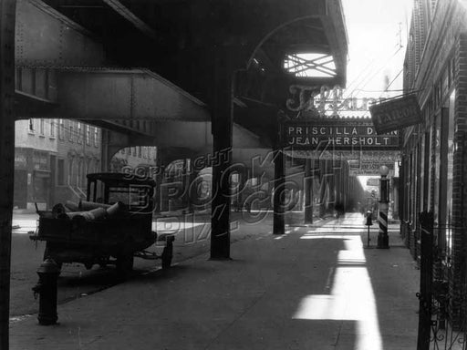 Livonia Avenue west to Chester Street and Tiffany Theater, 1927 Old Vintage Photos and Images