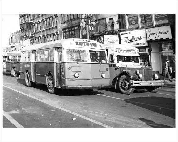 Local Transit' - Jersey City Bus 1948 NJ A Old Vintage Photos and Images