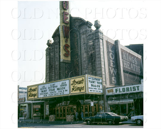 Loew's Kings Theater Flatbush Brooklyn, NYC 1970 Old Vintage Photos and Images