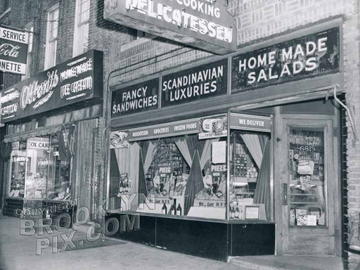 Lohse's Scandinavian Deli, 6816 Third Avenue, 1952 - next to Ottens on the left