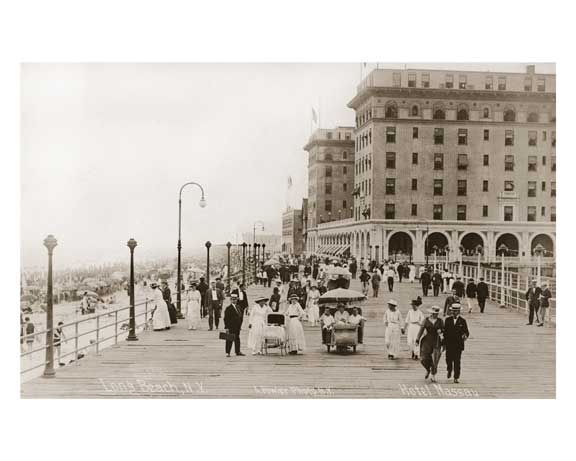Long Beach Boardwalk 1912 -  Long Island, NY Old Vintage Photos and Images