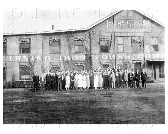 Long Island City Irving Iron Works Company 1915 Old Vintage Photos and Images