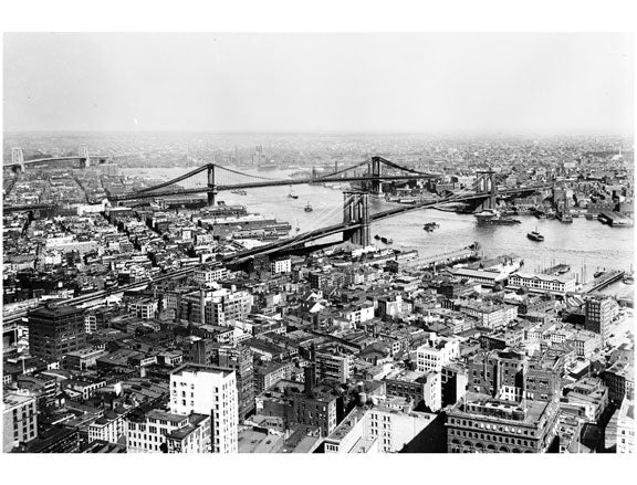 Looking East from the Singer Tower Old Vintage Photos and Images