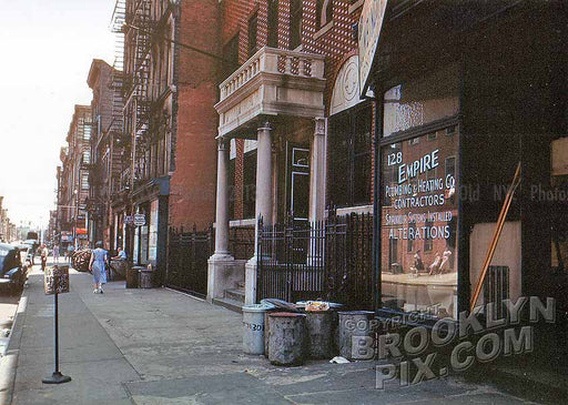 Looking from 128 Boerum Street, 1951 Old Vintage Photos and Images