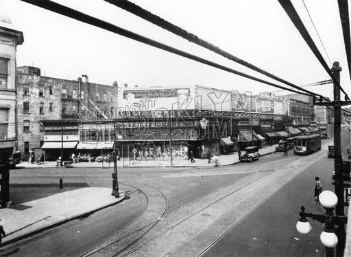 Looking north to Flatbush Avenue and Cortelyou Road, 1926 Old Vintage Photos and Images