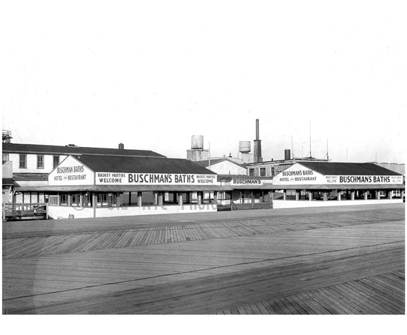 Looking Northeast from Boardwalk at about W. 15th Street 1922 Old Vintage Photos and Images