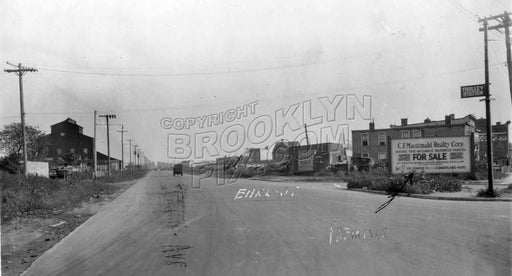 Looking southeast on Remsen Avenue from East New York Avenue, 1928 Old Vintage Photos and Images