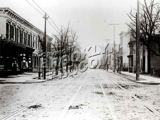 Looking west on Liberty Avenue from Junius Street, 1906 Old Vintage Photos and Images
