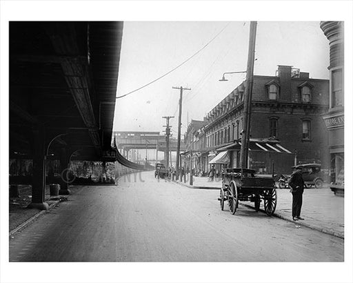 Looking west on north roadway of Atlantic Avenue from Georgia Ave 1923 Old Vintage Photos and Images
