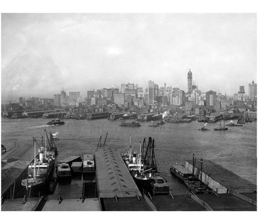 Looking at Manhattan from Brooklyn Old Vintage Photos and Images
