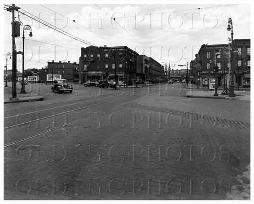 Lorimer St at Harrison & Union Ave 1944 Old Vintage Photos and Images