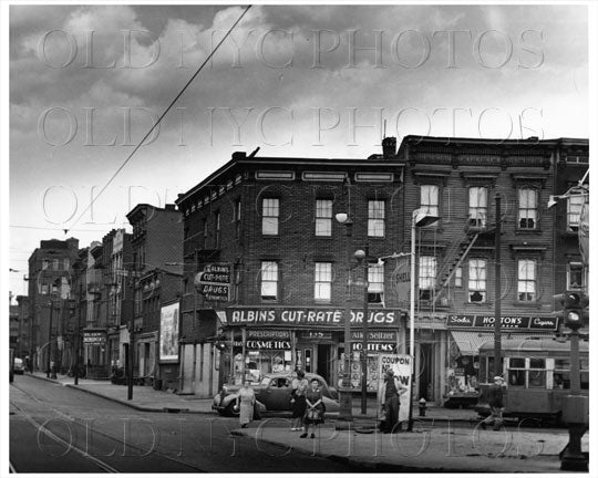 Lorimer St north east corner Harrison Ave at Union 1944 Old Vintage Photos and Images