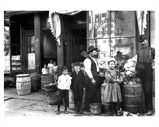 Lower East Side Grocery Store 1907 Old Vintage Photos and Images