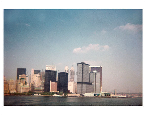 Lower Manhattan skyline Old Vintage Photos and Images