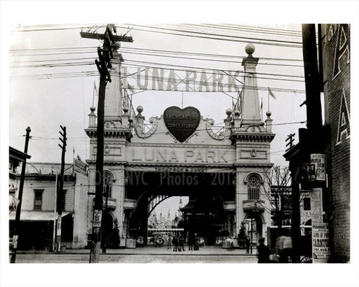 Luna Park  Coney Island 1910 B Old Vintage Photos and Images