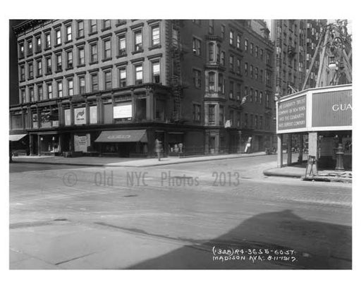 Madison Avenue & 60th Street - Upper East Side - Manhattan  1914 X Old Vintage Photos and Images