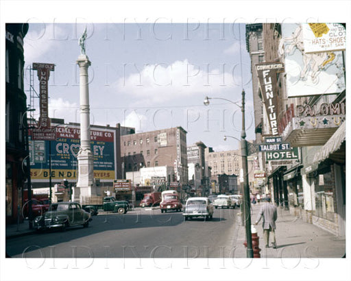 Main & Talbot Street Nofolk VA 1955 Old Vintage Photos and Images