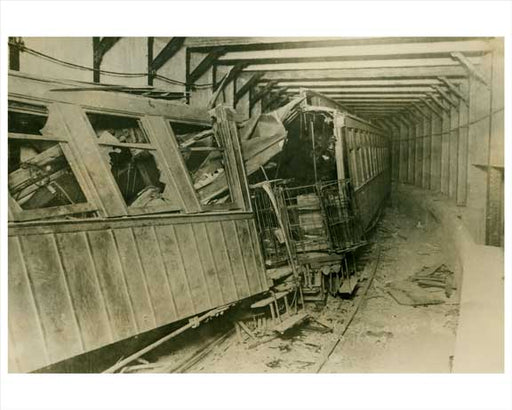 Malbone St. Train Wreck 1918  (3) Flatbush - Brooklyn NY B Old Vintage Photos and Images