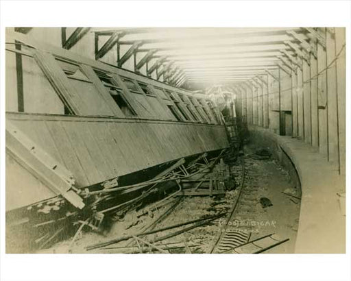 Malbone St. Train Wreck 1918  (4) Flatbush - Brooklyn NY C Old Vintage Photos and Images