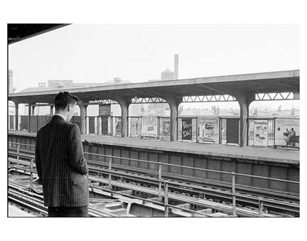 Man waiting at a Train Station Old Vintage Photos and Images