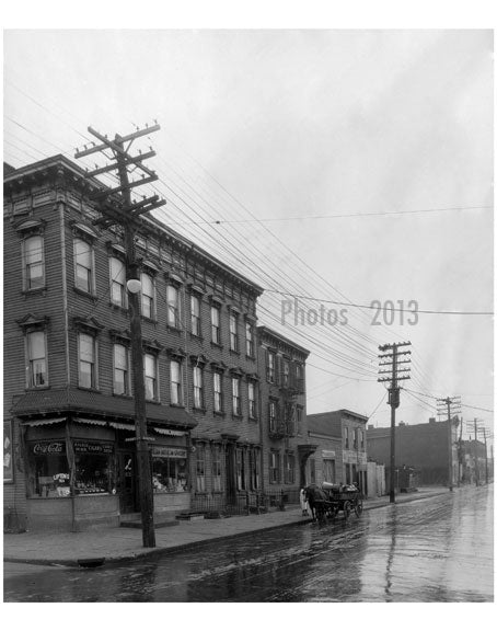 Manhattan Ave, north of Frost Street 1927 Old Vintage Photos and Images
