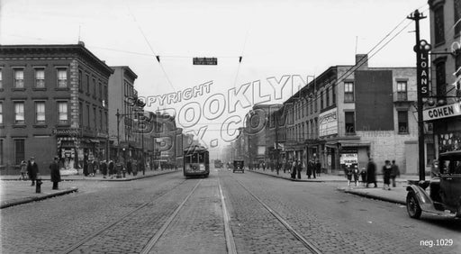 Manhattan Avenue looking north to Kent Street, 1928 Old Vintage Photos and Images