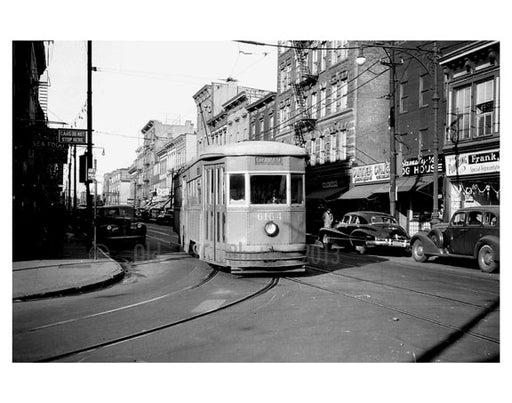 Manhattan & Bedford Ave -- Graham Trolley Line - Greenpoint Old Vintage Photos and Images