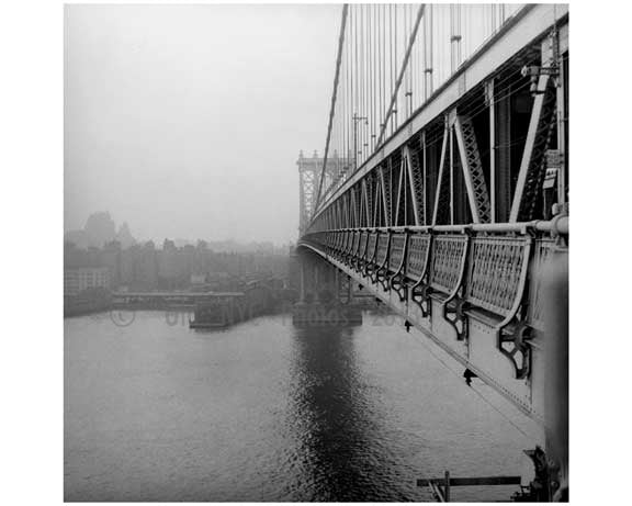 Manhattan Bridge  1960 Brooklyn, NY Old Vintage Photos and Images