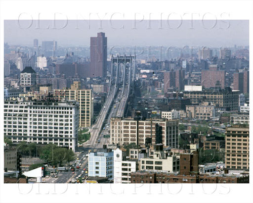 Manhattan Bridge from Williamsburg Savings Bank 1979 Old Vintage Photos and Images