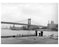 Manhattan Bridge seen from Brooklyn, NY looking at Manhattan. A