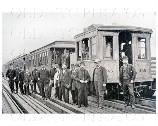 Manhattan Elevated Railway 1895 Old Vintage Photos and Images