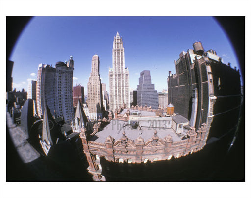 Manhattan from a rooftop view Old Vintage Photos and Images