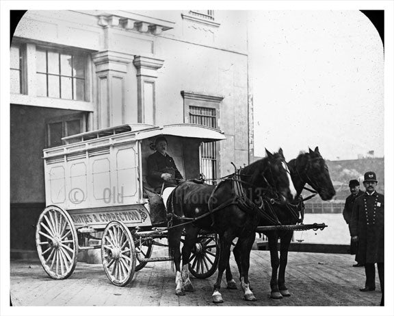 Manhattan Prison Wagon Old Vintage Photos and Images