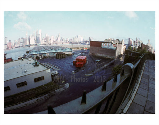 Manhattan Skyline from Brooklyn Rooftop Old Vintage Photos and Images