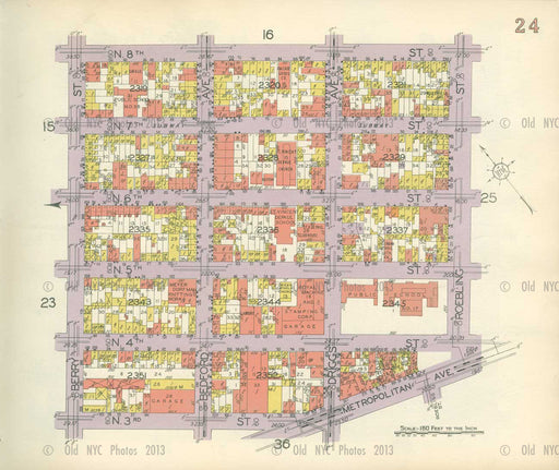 Map of Willamsburg 2 Old Vintage Photos and Images