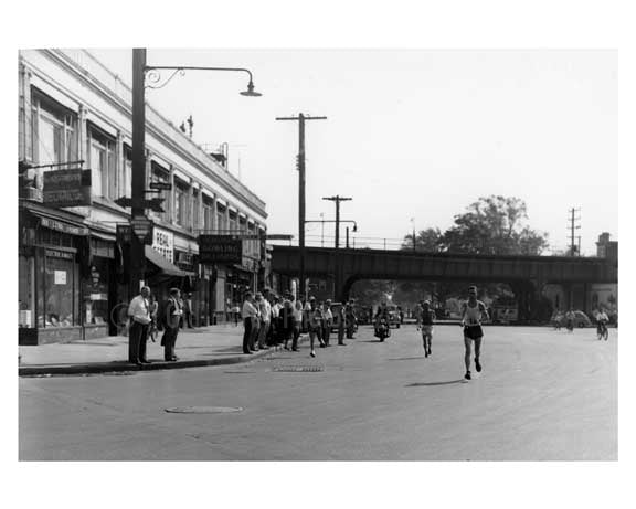 Marathon in  Queens Village  NY - 1940 Old Vintage Photos and Images
