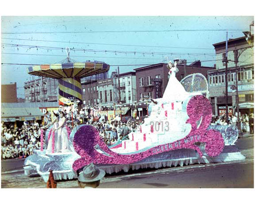 Mardi Gras on Surf Ave Coney Island 1947 Old Vintage Photos and Images