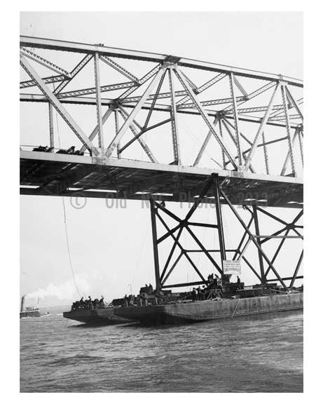 Marine Parkway Bridge - under construction - 1936 Queens, NY Old Vintage Photos and Images