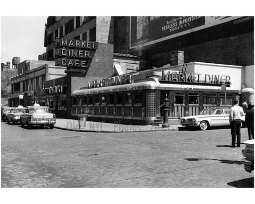 Market Diner - West 33rd Street  1960's Old Vintage Photos and Images