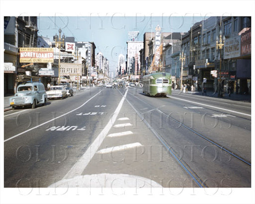 Market Street San Franscisco 1959 Old Vintage Photos and Images