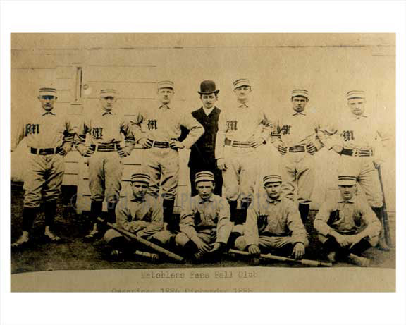 Matchless Baseball team East New York 1885